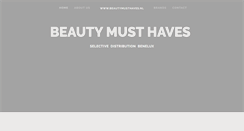 Desktop Screenshot of beautymusthaves.nl