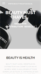 Mobile Screenshot of beautymusthaves.nl